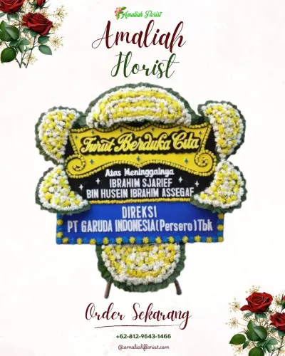 Papan Bunga Duka di Setonopande