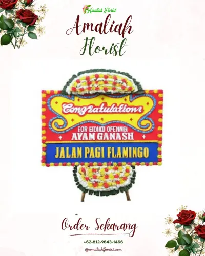Bunga Papan Congratulation di Setonopande